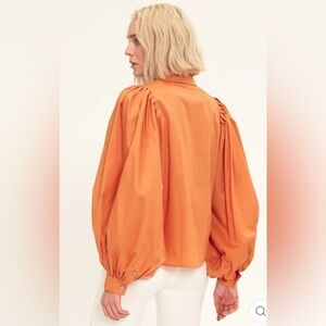 NWT Harshman $228 LOIS POPOVER SHIRT. Size 3X but can fit large oversized.